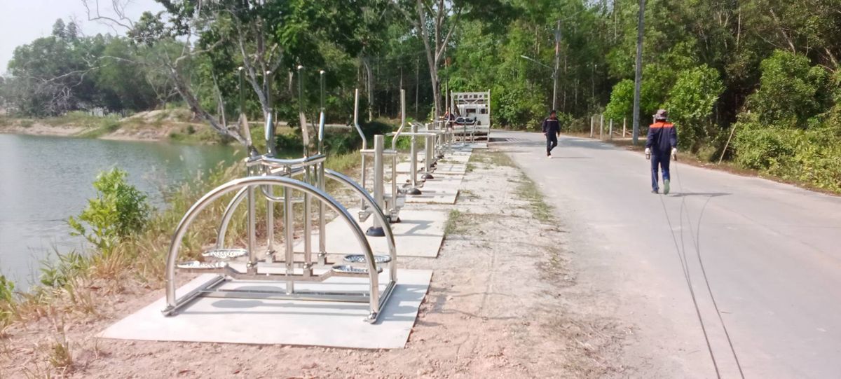 ลานออกกำลังกายกลางแจ้งสแตนเลส 304 อำเภอถลาง จังหวัดภูเก็ต